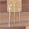 Hair Clips Barrettes 20 Pcs 32 150 Mm Metal Alloy Sticks Hairpins Ancient Hairwear Bridal Headwear Diy Jewelry Accessories Drop Delive Dhets