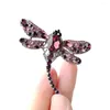 Brooches Rhinestone Dragonfly Crystal Pin Jewelry For Women Girls Insects Pins Birthday Mother's Day Party Wedding Gift