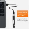 Recorder 32 GB Digital Mini Dictaphone Intelligenter Geräuschreduktionsstimmrekorder mit Ohrhörerkapitalrekorder professioneller Aufnahme Pen