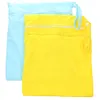 Laundry Bags 2 Pcs Clothes Storage Bag Clothing Zipper Sorting Zipperstorage Pouch Shoe Travel Large Wet