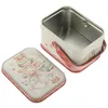 Storage Bottles Christmas Tin Box Candy Containers Cookie Cake Biscuit With Lid Tinplate Jar