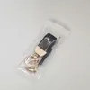 2024 French Mini Cute Chain Pendant Tiktok Bubble Matt Small Fresh Old Flower Leather Key Ring