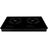TI-2B Double Burner Induction Cooktop - Sleek Black Glass Design, 120V Power, Built-in Safety Features for Efficient Cooking at Home