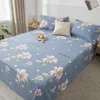 Bettwäsche Sets Baumwollblätter Quilt Cover Set Vollbett Leinen europäischer Stil Kingsize -Schlafzimmer Gitter und Haushalt