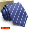 Ties cravatta da uomo Nuova business Stripe solide 8c freccia jacquard cravatta può essere aggiunto con il registro premendoq