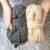 1PCS15 / 20/25/30 mm Crochets en bois Crochets à tricot outil de couture DIY Scarpe accessoires de tricot