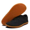 Adult Cross-Trainer Wide Toe Box Men's Wide Minimalist Barefoot Sneakers Zero Drop Sole Casual Knitting Walking Shoes Large Size