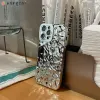 لـ Vivo V27 V27 Pro V27E V25 V25E X80 Lite Y77 Y77E TIN FOIL Back Case Stone Patter