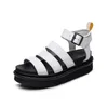 Designer sandals platform slippers men women roman style slim sandals black white pink fashion platform GAI classic buckle size 35-45 Gladiator