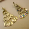 Dange oorbellen Kpop Vintage Punk Animal Peacock Boheemian Earring/Women Wedding Accessories/Boucle D'Oreille Femme Pigme/Brincos