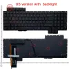 キーボードRU/US/PO/SP英語キーボードASUS ROG G752 G752V G752VL G752VM G752VS G752VT G752VY V153062AS1US 0KN0SI1US11バックライト