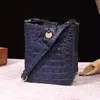 Andere zakken kruisen lichaamskrokodil in reliëf met dames lederen tasbeurs elegante crossbody tas