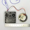 Music Chime Box With Horn Wall Clock Mechanism Clock Parts Melody Box DIY Clock Kits