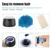 Kit de aquecedor de cera para remoção de cabelo Tela de exibição digital 500 ml Máquina de aquecedor de cera Máquina de cera dura parafina depilatória