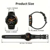 T2 Smartwatch 1.43 "AMOLED ekran, 5 ATM IP69K Su geçirmez/Tek Tıklama Anahtarı HIFI Kablosuz Konuşma/70 Spor Modu.