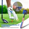 Golf Brush Scrubber With Magnetic Carabiner Non-Slip Handle Retractable Nail Head Golf Club Cleaner Brush Golf Rod Cleaner