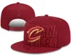 American Basketball „Cavaliers” Snapback Hats 32 Drużyny luksusowe projektantów finałów szafka na szatnię Casquette Sports Hat Strapback z powrotem regulowany czapkę a7