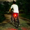 Bicycle Lights Alluminio Luci del casco legale Luci di avvertimento notturno Bike Mountain Feeli LED Luci di coda in bicicletta