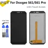 Testé d'origine pour Doogee S61 Affichage LCD DOOGEE S51 ÉCRAN + PANNEUX TOCK Numériseur pour Doogee S61 Pro S61Prolcd Afficher Capteur