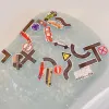 Детские игрушки для ванны автомобили автомобилей когнитивная плавающая игрушка пена eva головоломка для купания игрушки для детей Детские ванные комнаты игра в воду игрушки