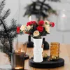 Vaser keramisk dekor blommor arrangerar hyllan bondgård bord mittpieces dekorativa nordiska