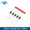 Diodo rectificador de 50/100pcs 1N5406 1N5408 DO-27 3A 600V 1000V