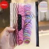 50/100/200/300pcs Mignon Clats pour les filles pour enfants, Ties de cheveux en polyester élastique coloré, choix idéal pour les cadeaux