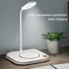 Chargers 15W 3 в 1 Quick Wireless Carder Desk Lamp Lames Wireless Fast зарядка для iPhone13 12 11 Huawei Xiaomi Samsung Mobile Phone Зарядное устройство