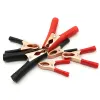 Crocodiles Clips Set 30A 50A 100A 300A Black + Red Caravan Van Test Test Clips Clips Plug Power Alligator Clip Connecteur