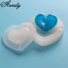 Baking Moulds Aomily 3D Love Heart Silicone Mold Handmade Cookies Chocolate Mould Jewelry Molds Kitchen DIY Decorating Tools Bakeware