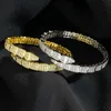 Bracelet de serpent neuf avec une ouverture réglable, pleine de bijoux hip hop diamant créatifs pour hommes et femmes bracelets Snake S925 Bracelet
