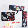 1PCS Life Car Alloy Soft Bullet Pisting Folding Children's Tide Play Metal Card Gun Boy Spielzeug