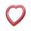 Web Celebrity Cosmetic Mirror Decorative Girl Heart Student Dormitory Portable Home Small Compact 240409