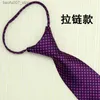 Шея галстуки Purple Mens Silk Tie