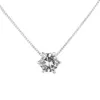 Pendant Necklaces Hot selling creative temperature water diamond necklace fashionable full matching zircon pendant short necklace womens jewelry necklaceQ