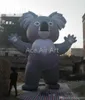 8mH (26ft) with blower Customzied Animal Model Giant Inflatable Koala Coala Bear With Led Bubl Lights For Advertisng