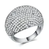 Ofertas hiphop stijl trendy mannen rings koperen ring ijs uit bling pave kubieke zirconia geometrie ring charmes 240409