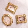 Frames Vintage Resin Picture Frame Oval Rectangle Wall Hanging Tabletop Jewelry Display Christmas Holiday Party El Decor DIY Po
