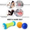 Foot Massage Roller Spiky Ball Foot Pain Relief Massager Relieve Plantar Fasciitis Heel Foot Arch Pain Relax Shoulder Leg Hand