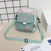 Shoulder Bags HOMEMAGIC 2024 Women Shopping Sweet Kawaii Printed Canvas Leisure Daily Shop Bag Crossbody Satchel Purse