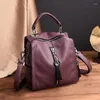 Bolsas de ombro casual simples mochila feminina 2024 saco de mensagens de moda de outono