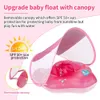 Swimbobo Baby Swimming Float avec canopée infantile Bague flottante pour enfants accessoires de piscine de natation Bathing Summer Toys 240403