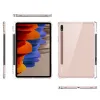 Étui au crayon Solt pour Samsung Galaxy Tab S9 S8 S7 Plus Ultra S6 Lite A7 A8 Tablet Cover Clear Soft Air Air-Bag Holder Shell Funda