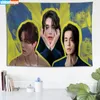 Arazzi Lee Dong Wook Tapestry Mandala Wall Hanging Farmhouse Decor Dorm Room Tappet Boptet coperta