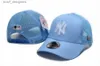 Tappi a sfera 21 colori garza estiva letterabile berretto da baseball ny per uomini e donne cappelli di cotone regolabili alla moda cappello solare cappello per la lingua anatra n6 y240409