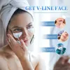 Ansiktsmassager EMS ansiktsmassager mikroström muskelstimulator ansiktslyftning ögonskönhet enhet nacke ansiktslyft hud åtdragning anti-rynka 240409