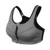 Bras Women BH BRE ZIP Gedekte naadloze Sport Yoga Gym Fitness Training Running Vest