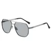 Nuovi occhiali da sole per uomo in acciaio inossidabile quadrato Polarizzato 5086 Driver a prova di sole