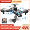 ドローンNew K8 Pro Dron 4K ProfessionalHD ESCカメラ障害物回避ドロンカメラクアッドローターを備えたドロンリモートコントロールQuadcopter Toy