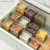 Frascos de frascos de alimentos Cocina de cocina Múltiple Spitación sellada Caja de frutas secas Cajón de frasco secado Cajón de humedad de la caja de humedad de la humedad L49